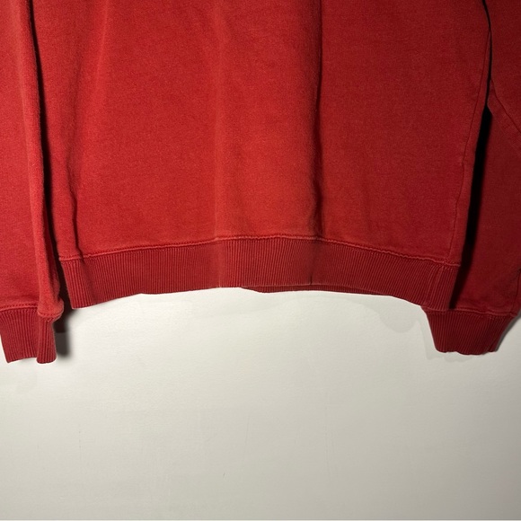 Ariat Women’s 1/4 Zip Red Fleece Pullover Ariat Spellout Size Medium - Picture 7 of 7